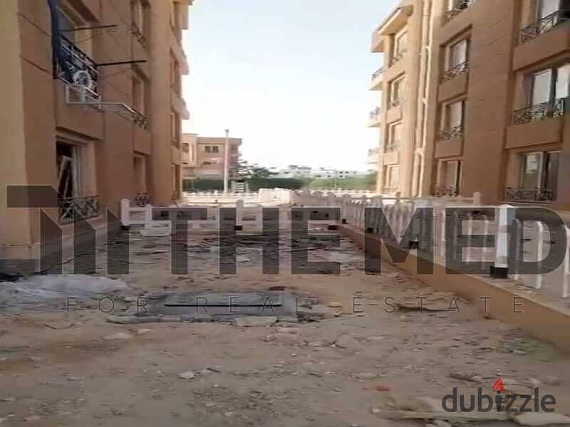 Ground floor apartment 163m + garden 130m in Al Khamail, read to move, semi-finished, for sale apartment in Al Khamail Compound, October, Sheikh Zayed 2