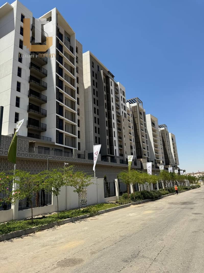 Apartment for Sale Ready to Move Fully Finished with kitchen and AC's Resale Zed West Sheihk Zayed 3