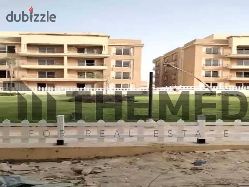 Ground floor apartment 163m + garden 130m in Al Khamail, read to move, semi-finished, for sale apartment in Al Khamail Compound, October, Sheikh Zayed 8