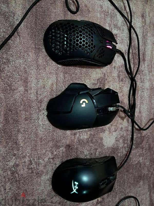 للبيع ماوسات Logitech و hyperx 0