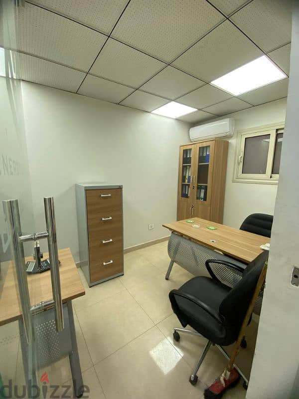 office for rent (finished/modifications/furnishings/security system) 7