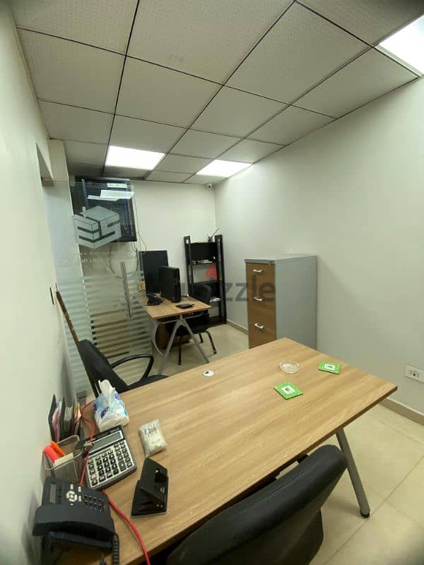 office for rent (finished/modifications/furnishings/security system) 8