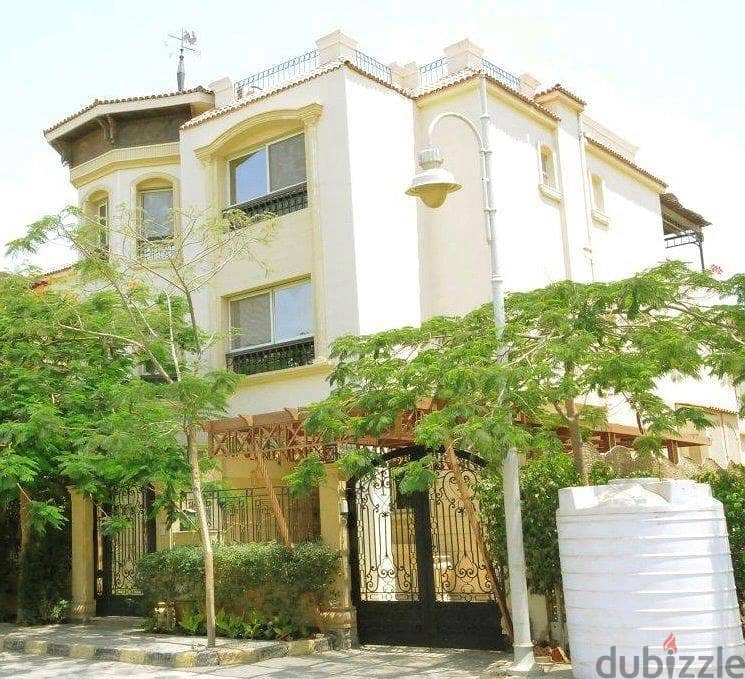 فيلا للايجار متشطبه بحمام سباحه  في قطاميه ريزيدنس katameya residence 2