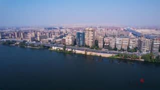 A finished apartment on the Nile on Maadi Corniche for sale in installments 0