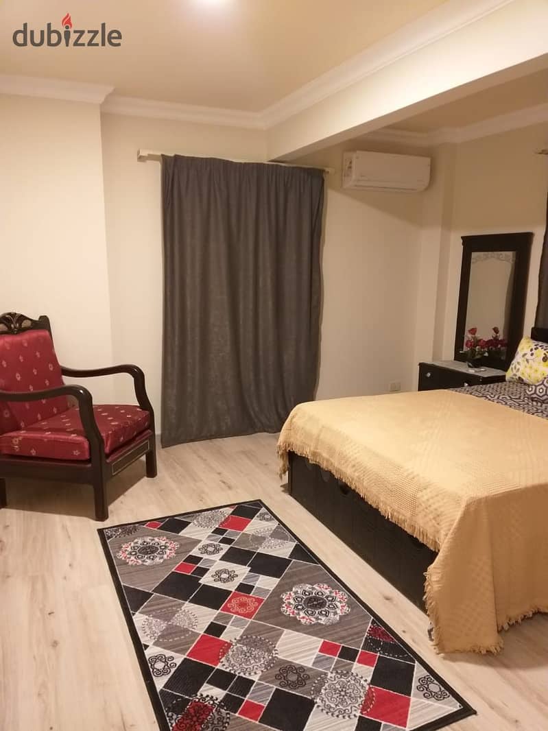 Furnished apartment for rent next to Point Ninety Mall and the American University, modern furniture and fully air conditioned 8