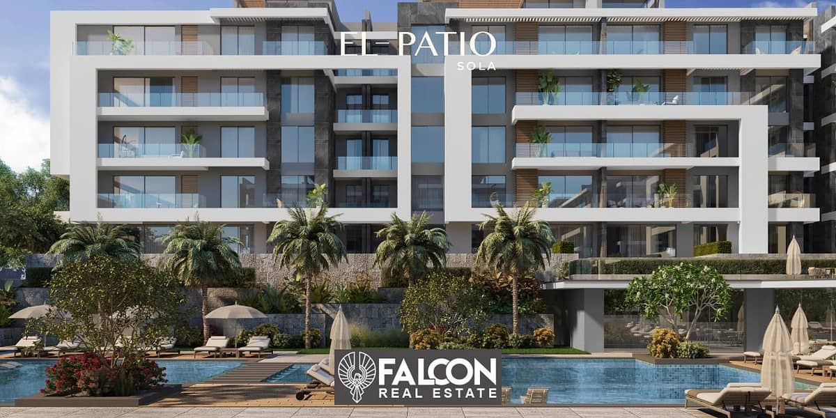 Without a down payment and at the first offer price in the new La Vista project Patio Sola, I own an apartment of 150 meters on Suez Direct Road. . . . . . 8