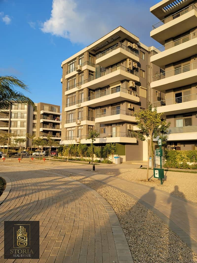 Apartment for sale directly in front of the airport on Suez Road, with a down payment of 1,200,000 and installments over 8 years without any interest. 10