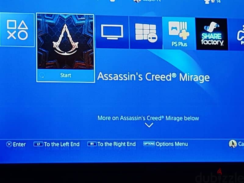 assassin Creed mirage primary account ps4 1