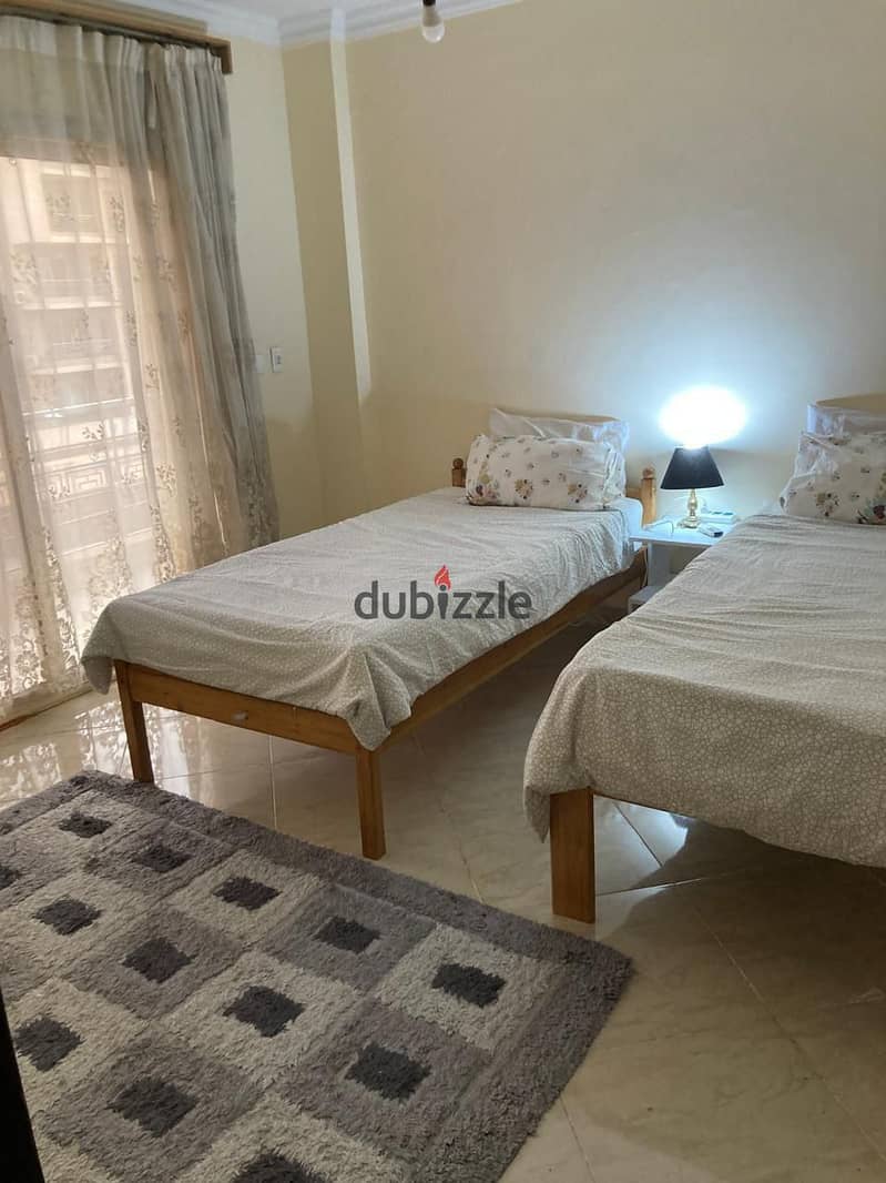 Furnished apartment for rent, super luxurious finishing, in Dar Misr Al-Andalus, Fifth Settlement 14