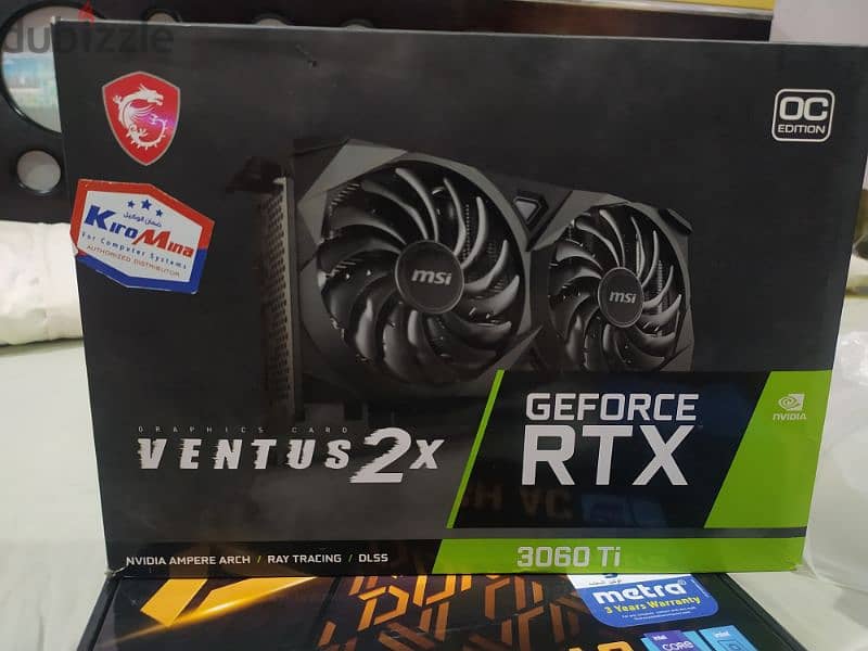 Rtx 3060 Ti 8GB GDDR6+Intel i5 11600 4.8GHZ كيسه كامله بدون تجزئه 2