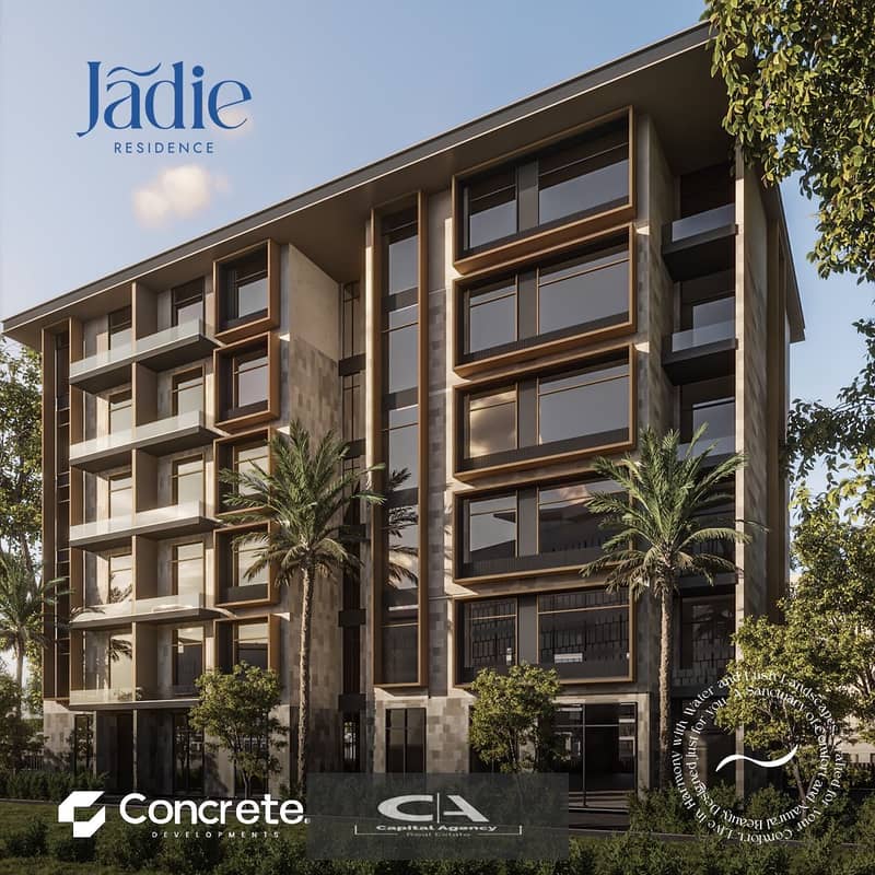 Apartment with a garden in the heart of the Fifth Settlement in Jadie Compound next to Hyde Park Compound - Installments over 9 years 0