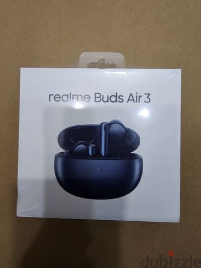 Realme Buds Air3 - New, Sealed, Blue, Noise Cancellation, Long Batter