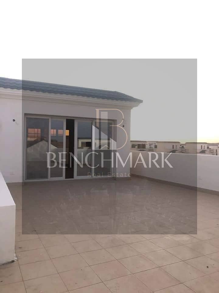 Sky Loft Roof for sale 4 rooms corner Mountain View iCity October Club Park Compound next to Mall of Arabia and Sheikh Zayed entrance 1