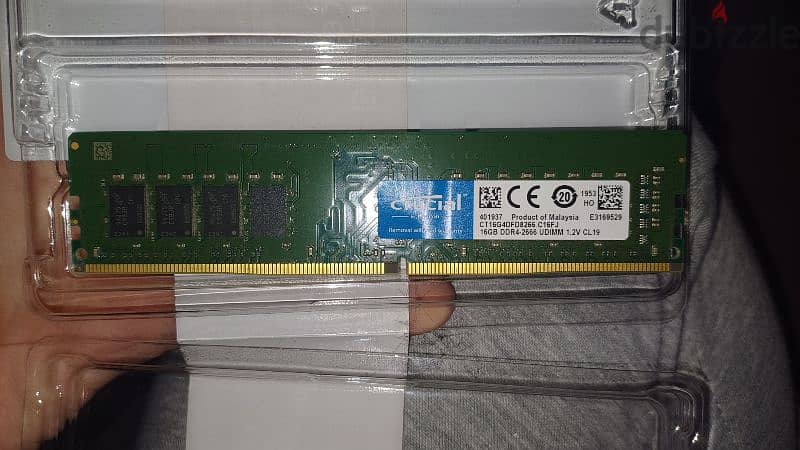 Ram crucial 16 giga 2666mhz 0