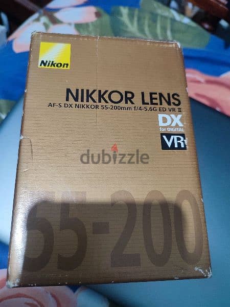 Nikon Lens (AF-S DX Zoom-NIKKOR 55-200mm 1:4-5.6G ED 3