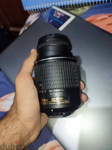 Nikon Lens (AF-S DX Zoom-NIKKOR 55-200mm 1:4-5.6G ED 6