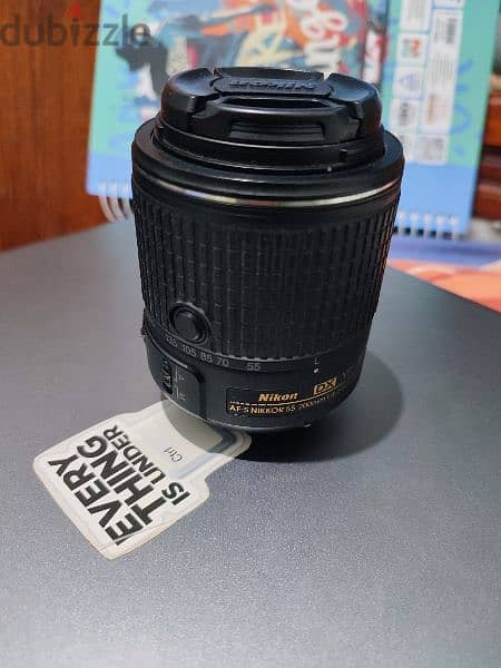 Nikon Lens (AF-S DX Zoom-NIKKOR 55-200mm 1:4-5.6G ED 9