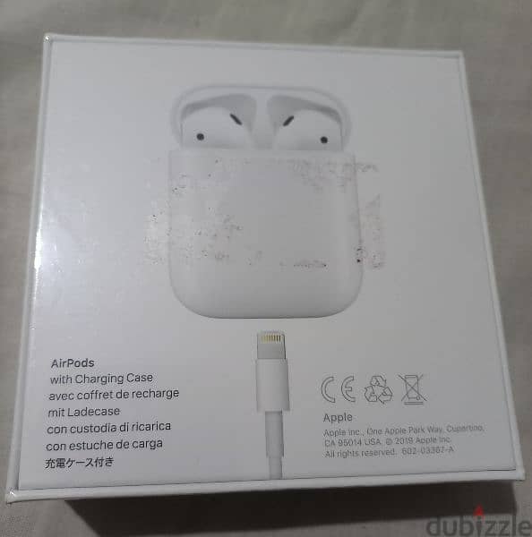 apple airpods 2 new sealed سماعه ابل الجيل التاني جديده لم تستخدم 1