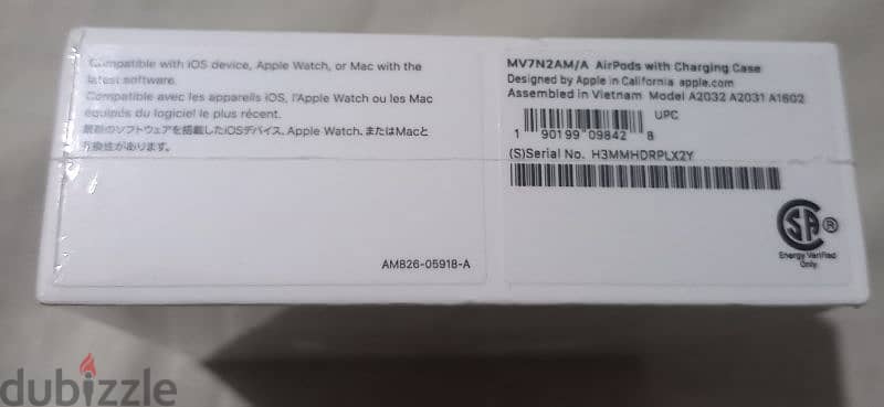 apple airpods 2 new sealed سماعه ابل الجيل التاني جديده لم تستخدم 2