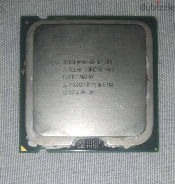 معالج intel core 2duo e7500 2.93ghz 0