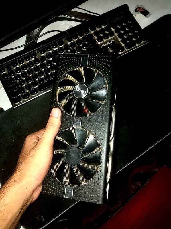 كارت شاشه rx 580 sapphire nitro+ 4gb 2