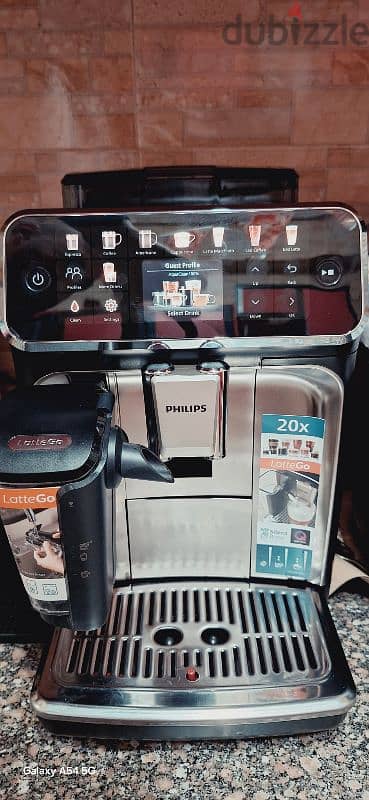 Philips espresso machine 5500 late go