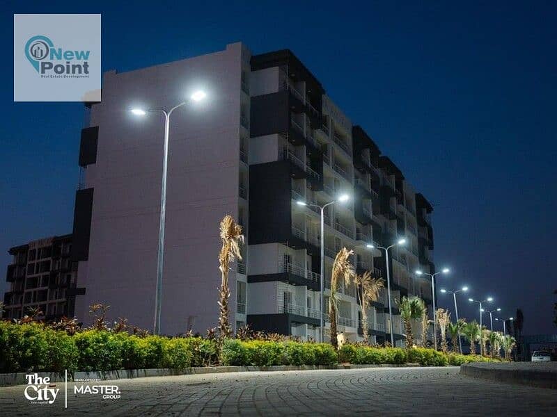 With a down payment of 765 thousand, own a distinctive 170-square-meter apartment close to the villas area in the R7 area in the Administrative Capita 7