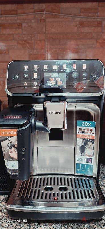 Philips espresso machine 5500 late go 3