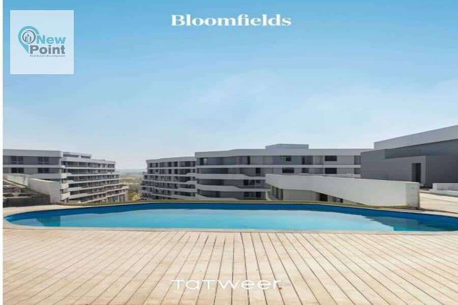 Own a 3-bedroom apartment without a down payment in Bloomfields Compound with 10-year installments Bloomfields 1