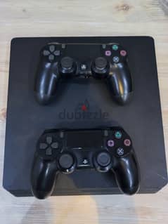 ps4 slim 500gb/ دراعين اصلين /fc25 /cd gta5 0