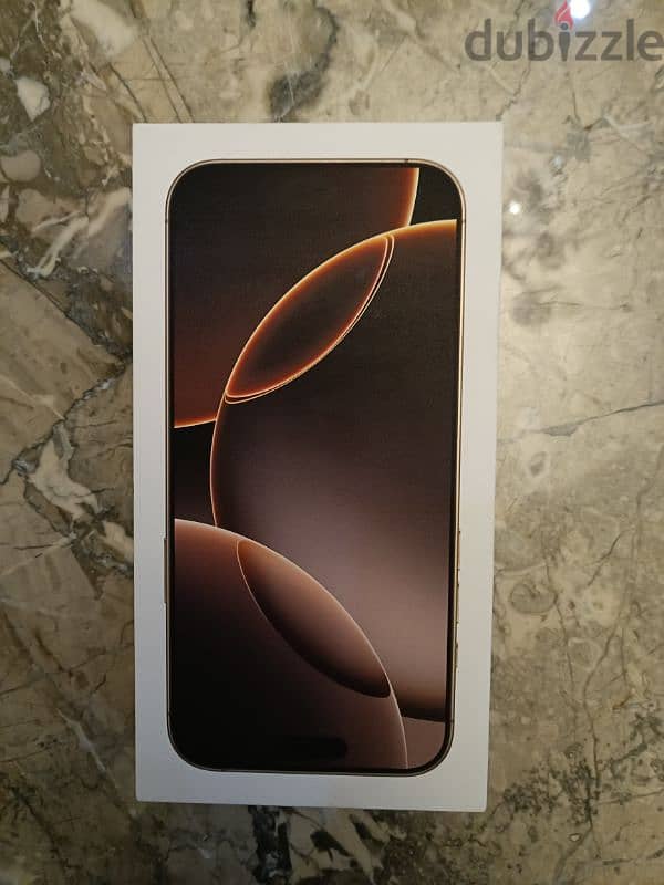 iPhone 16 pro max 256g Desert coulor new 1