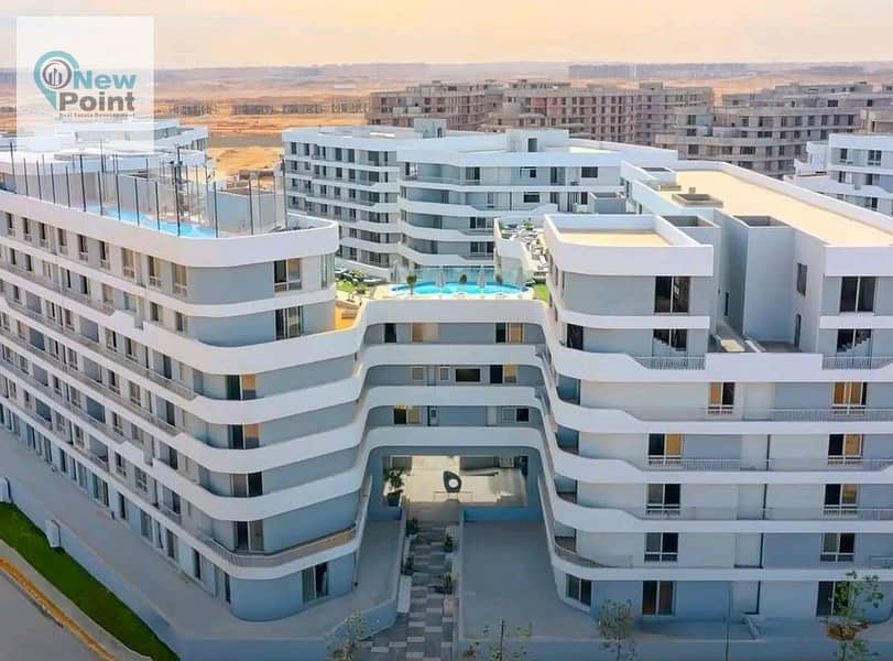 Fully finished apartment with one-year receipt, with a 10% down payment and installments up to 10 years, in Bloomfields, Mostaqbal City 4