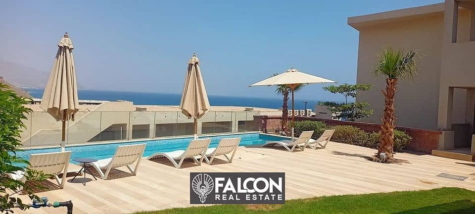 Premium Sea View Chalet Ultra Super Lux Finishing 120m Prime Location For Sale In IL Monte Galala Ain Sukhna With Installments 5