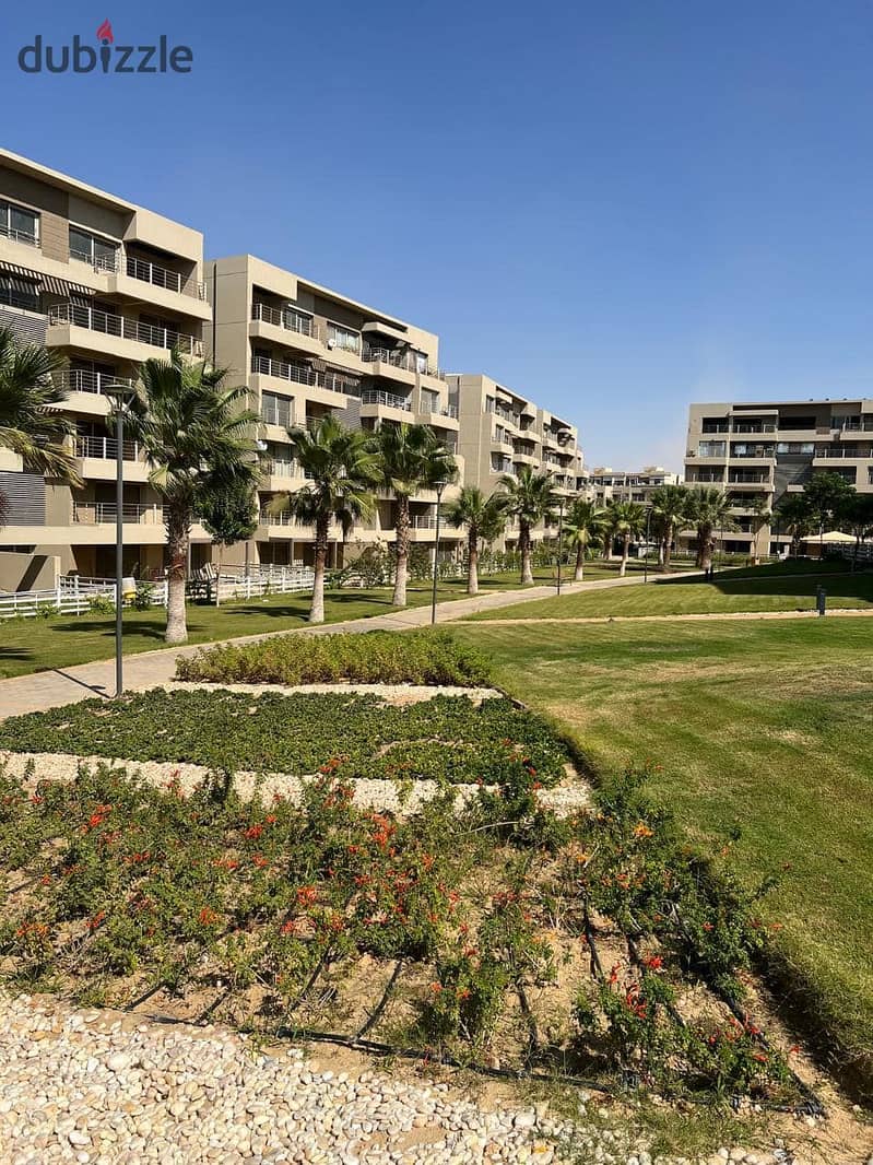 Apartment 130m 2 bedrooms for sale in Badya Palm Hills Compound in the heart of October on Al Wahat Road next to Al Gezira Club 4