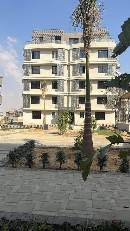 Apartment 130m 2 bedrooms for sale in Badya Palm Hills Compound in the heart of October on Al Wahat Road next to Al Gezira Club 7