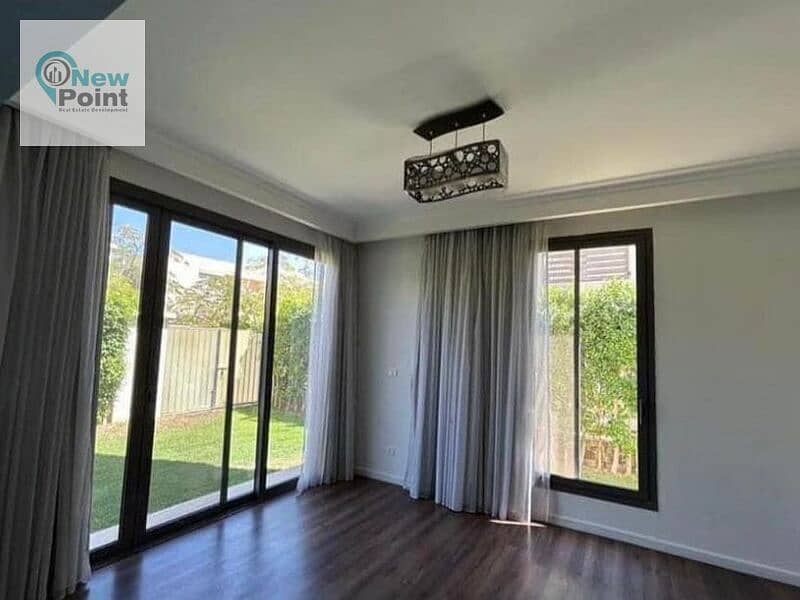 Apartment with garden for sale in Taj City Compound directly on Suez Road 3