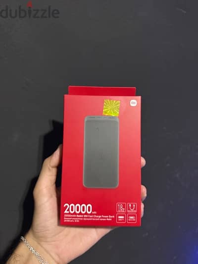 Redmi Power Bank FAST CHARGE 20000mAhm Black - 18W