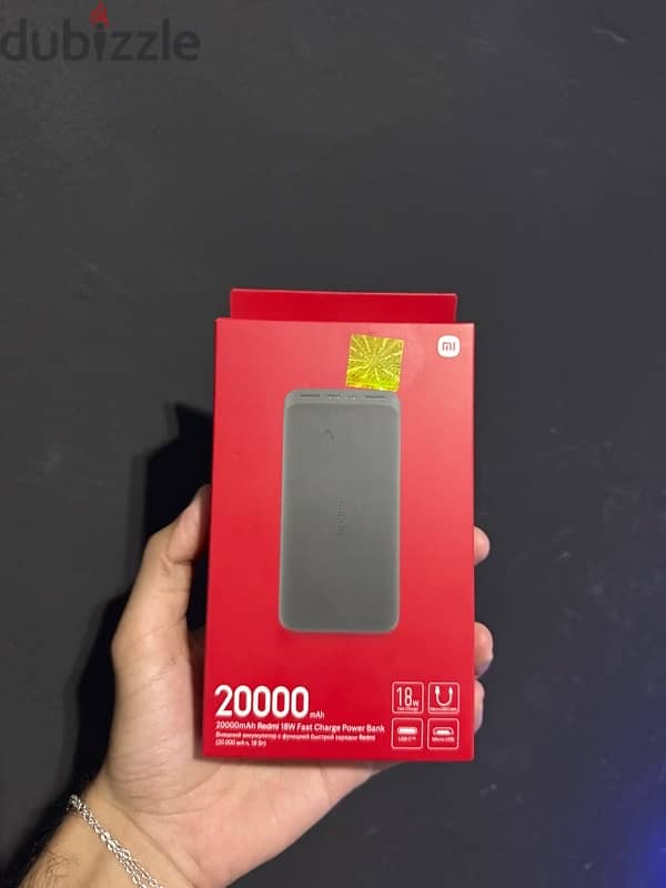 Redmi Power Bank FAST CHARGE 20000mAhm Black - 18W 0