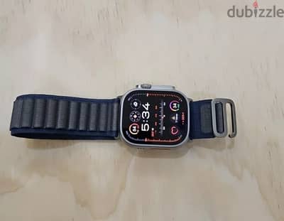 Apple watch ultra 1 زي جديدة بالضبط بدون علبة ساعة ابل استعمال 10 مرات