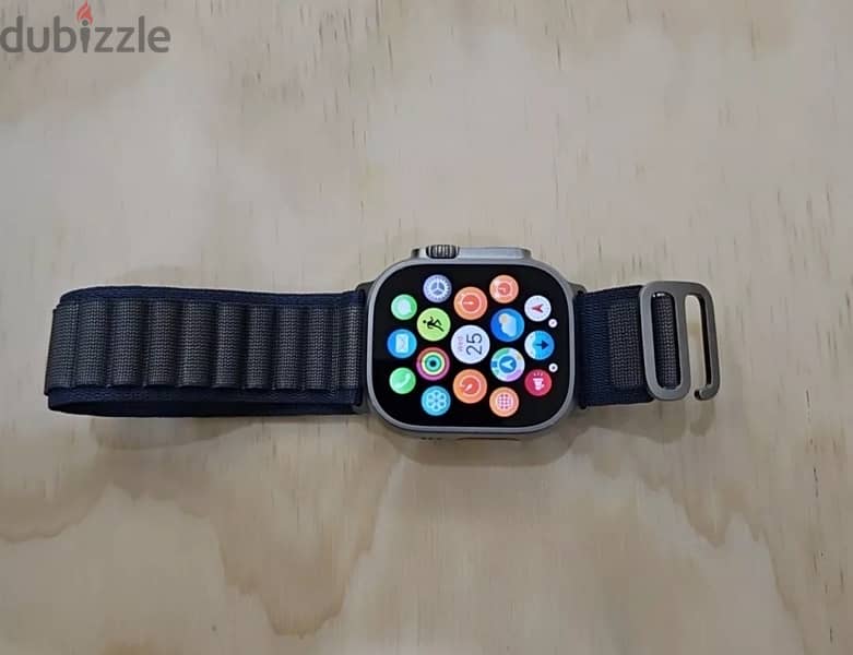 Apple watch ultra 1 زي جديدة بالضبط بدون علبة ساعة ابل استعمال 10 مرات 1