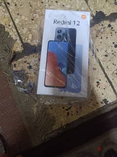 زيرو شاومي Redmi12بكل مشتملاته والضمان وفاتورة ٢٥٦جيجا ٨رام زيرو ل 0