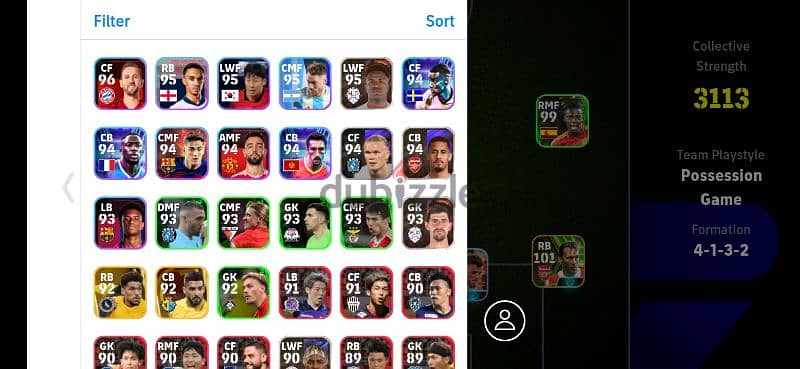 حساب بيس efootball pes2025 3