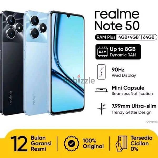 Realme Note 50  كسر زيرو 2