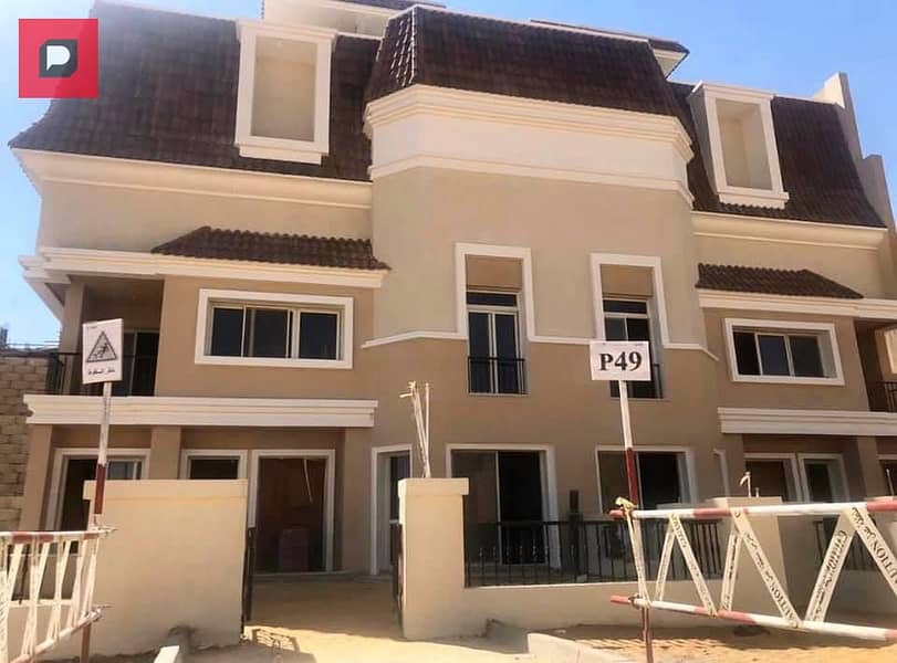 Independent villa for sale in Sarai Compound, New Cairo, near the First Settlement, Rehab and the airport, with a 44% discount on the total 9