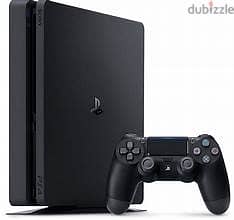 ps4 slim 500 gb with one controllor 0