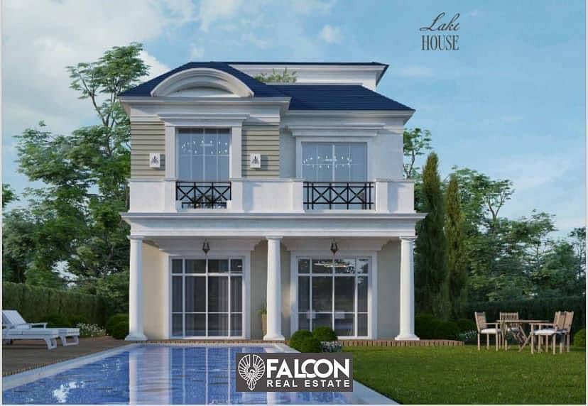 Pay 390 thousand and receive a villa in KINGSWAY Mountain View 6th of October with beautiful views of the lagoon and payment plans that suit everyone 6