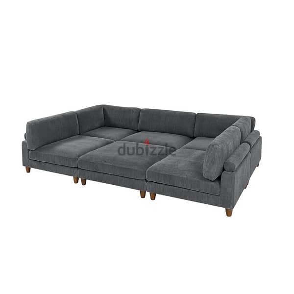 6 Piece Adjustable Couch Sofa 2