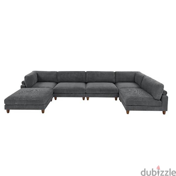 6 Piece Adjustable Couch Sofa 5