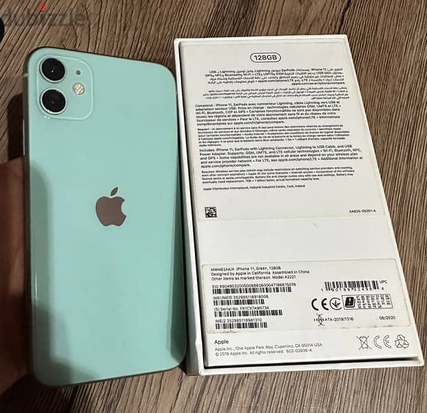 iphone 11 Green 128 GB 2