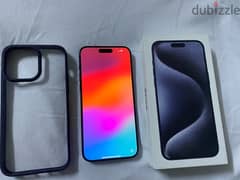 iPhone 15 Pro Max Like New ايفون ١٥ برو ماكس كالجديد 0